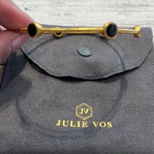 Black stone bracelets.